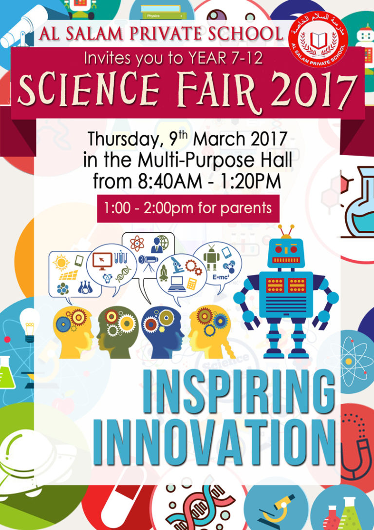 Science Fair Secondary Department Al Salam Private School